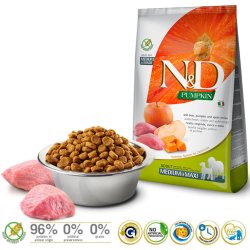 Farmina Pet Food 8010276033376 t�rfoder til hund 12 kg Voksen �ble, Vildsvin, Gr�skar