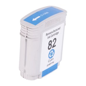HP 82 Cyan bl�kpatron 69ml C4911A kompatibel
