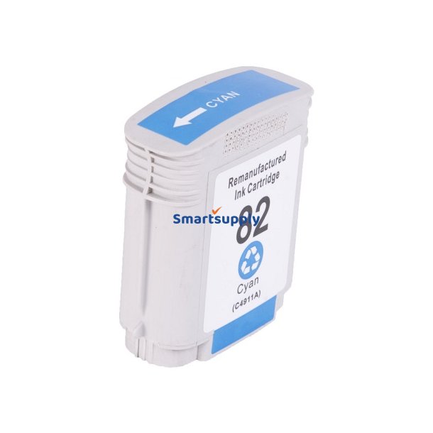 HP 82 Cyan bl�kpatron 69ml C4911A kompatibel