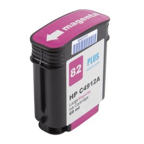HP 82 Magenta bl�kpatron 69ml C4912A kompatibel