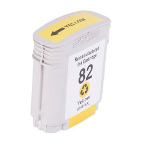 HP 82 Gul bl�kpatron 69ml C4913A kompatibel