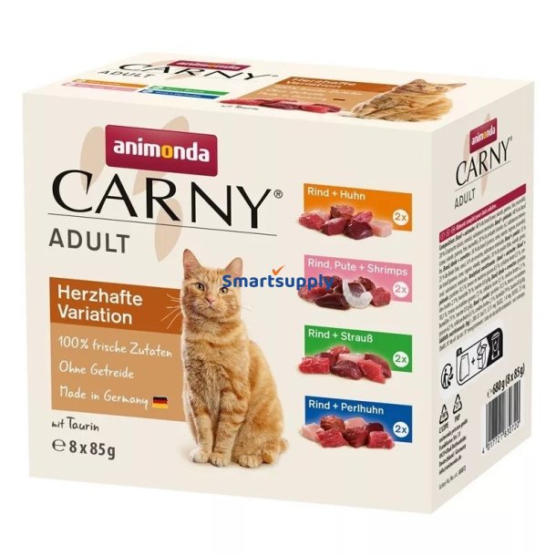 ANIMONDA Carny Adult Mix - vd kattefoder - 8x85g