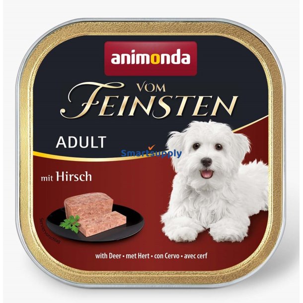Animonda Vom Feinsten Adult Deer - Vdfoder Til Hunde - 150G