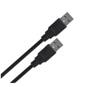 Lanberg CA-USBA-20CU-0010-BK USB-kabel 1m 2.0 USB A Sort