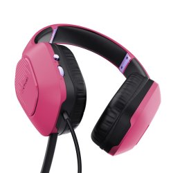 Trust Gxt 415P Zirox Headset Kablet Hovedbnd Gaming Pink