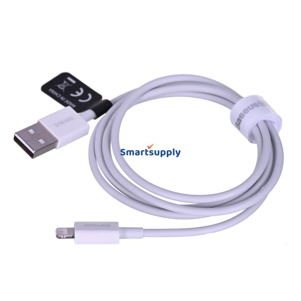 Baseus Calys-A02 Mobil Kabel Hvid 1 M Usb-A Lightning