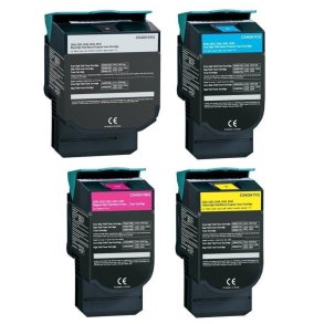 Lexmark C540H1K/C/M/Y toner 4 stk 8.500 sider kompatibel
