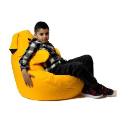 Pikachu gul Sako taske pouffe L 105 x 80 cm