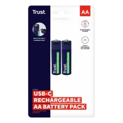 Trust 25584 Husholdningsbatteri Genopladeligt Batteri Aa