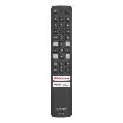 Savio Rc-15 Universal/Erstatning For Tcl Smart Tv Fjernbetjening Ir Trdls Tryk P Knapper