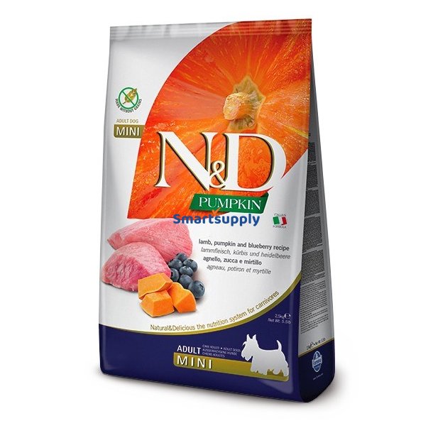 Farmina Pet Food 8010276033277 trfoder til hund 2,5 kg Voksen Blbr, Lam, Grskar