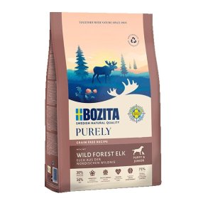 BOZITA Purely Junior Elk with chicken - trfoder til hunde - 11kg