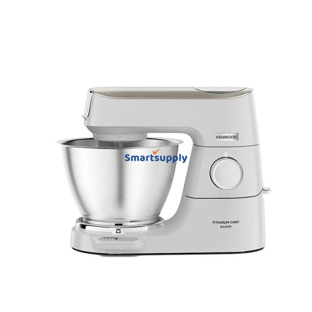 Kenwood Kvc65.001Wh Foodprocessor 1200 W 5 L Rustfrit Stl, Hvid Indbygget Vgt