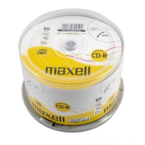 Maxell CD-R 80/700MB XL 52x 50p 50 stk