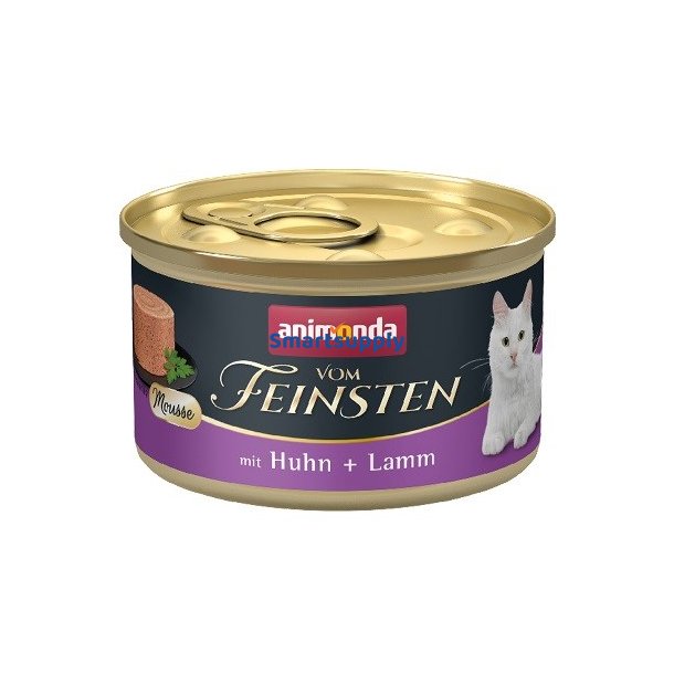 Animonda Vom Feinsten Mousse Kylling Og Lam - Vdfoder Til Katte - 85G