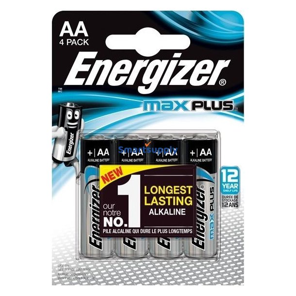 Energizer Batteri Max Plus Aa Lr6, 4 Eco