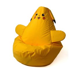 Pikachu gul Sako taske pouffe L 105 x 80 cm