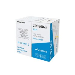 Lanberg Lan Utp Kabel 100Mb/S 305M Ledning Cca Gul