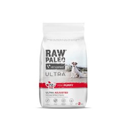 RAW PALEO Ultra Mini Puppy Beef - trfoder til hvalpe af sm racer - 2 kg