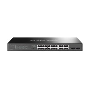 TP-Link Omada TL-SG2428P Administreret L2/L2+ Gigabit Ethernet (10/100/1000) Strm over Ethernet (PoE) 1U Sort
