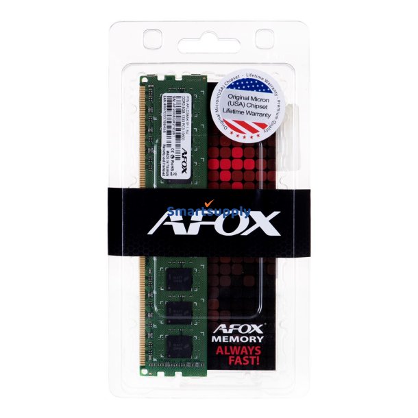 AFOX DDR3 8G 1333 UDIMM hukommelsesmodul 8 GB 1333 Mhz