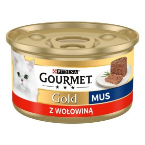 GOURMET Gold Beef - vdfoder til katte - 85g
