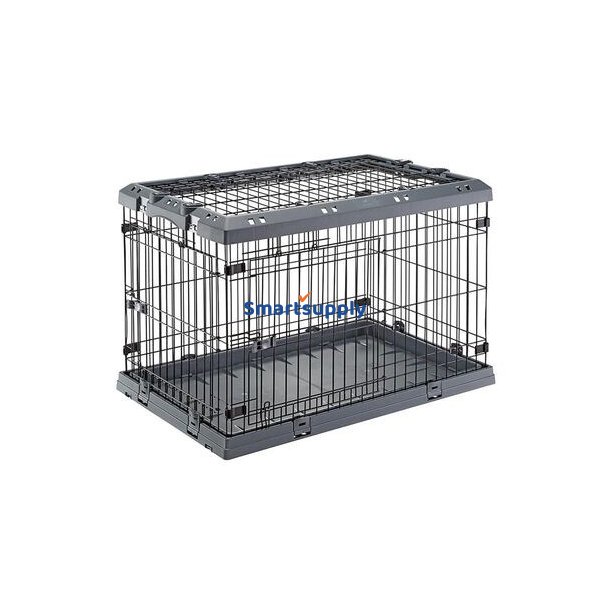 FERPLAST Superior 90 - Hundebur - 92 x 58,5 x 62,5 cm
