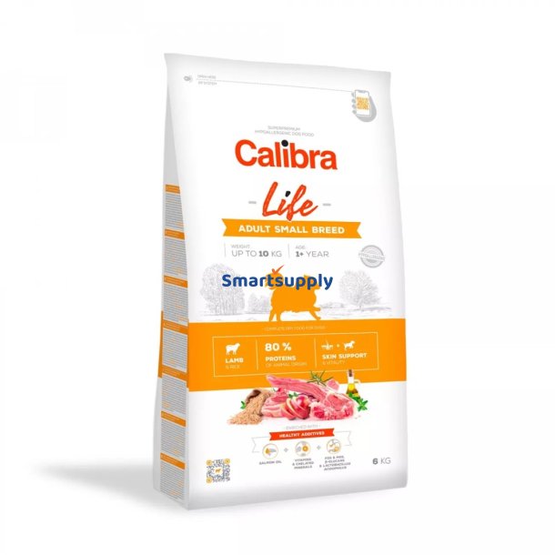 Calibra Life Adult Small Breed Lam - Trfoder Til Hunde - 6 Kg