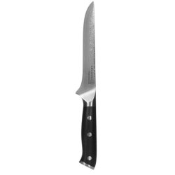 Kohersen Elegance Ibenholt Tr Udbeningskniv Damaskus Stl 15,2 cm