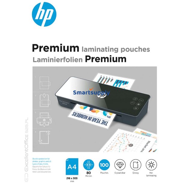 Hp Premium Lamineringsfilm A4 100 Stk