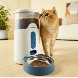 Panasonic CP-JNF01CW vandskl og foderautomat til hund og kat Plast, Rustfrit stl Hvid Universel Automatisk foderautomat til kledyr