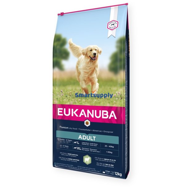 Hundefoder Eukanuba Large Race Lammeris 12 Kg