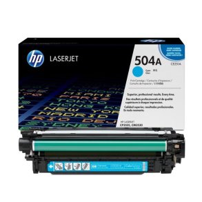 HP 504A Cyan toner 7.000 sider CE251A original