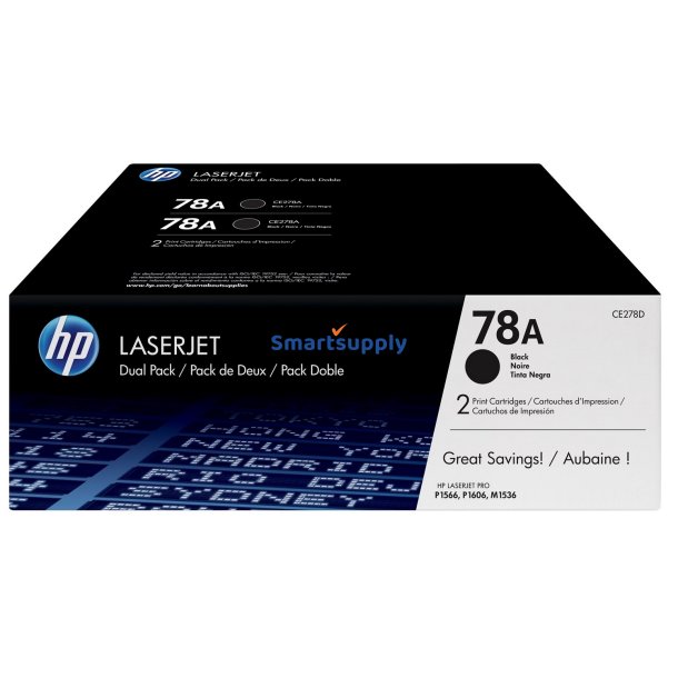 Rabat HP 78A toner 2 stk 4.200 sider CE278AD original
