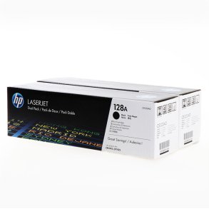 HP 128A Sort toner 2 stk 4.000 sider original multipakke