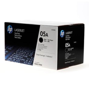 HP 05A toner 2 stk 4.600 sider CE505D original multipakke