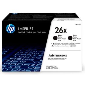 HP 26X toner 2 stk 18.000 sider CF226XD original multipakke