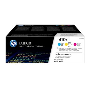 HP 410X toner 3 stk CMY 15.000 sider CF252XM original multipakke