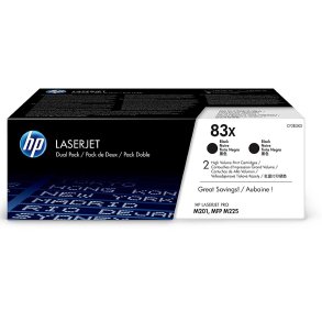 HP 83X toner 2 stk 4.400 sider CF283XD original multipakke