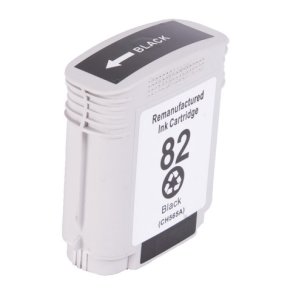 HP 82 Sort bl�kpatron 69ml CH565A kompatibel