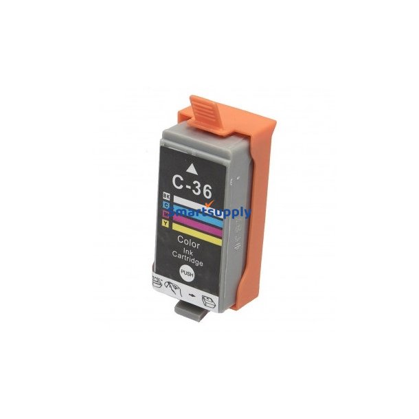 Canon CLI-36 Farve blkpatron 12,5ml kompatibel