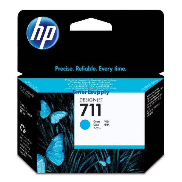 HP 711 Cyan bl�kpatron 29ml original