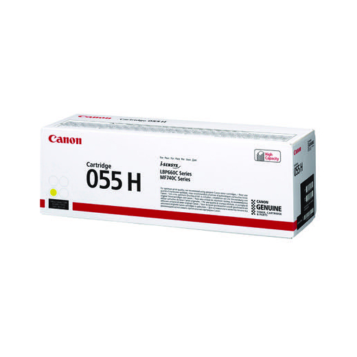 Canon 055H Gul toner 5.900 sider original
