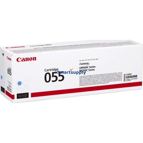 Canon 055 Cyan toner 2.100 sider original