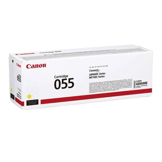 Canon 055 Gul toner 2.100 sider original