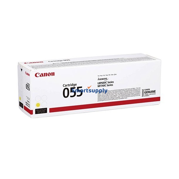 Canon 055 Gul toner 2.100 sider original