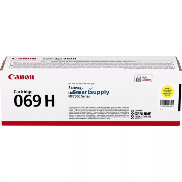 Canon 069H Gul toner 5.500 sider original