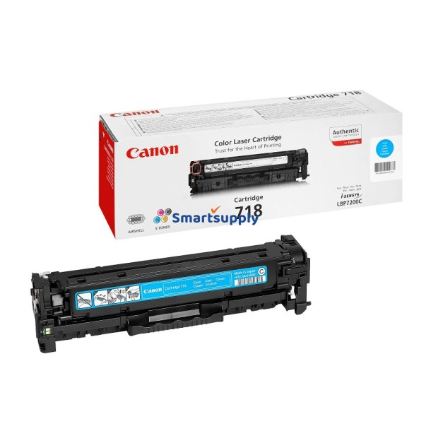 Canon 718 Cyan toner 2.900 sider original