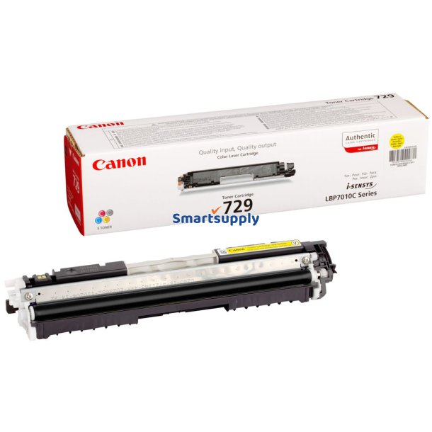 Canon 729 Gul toner 1.000 sider original