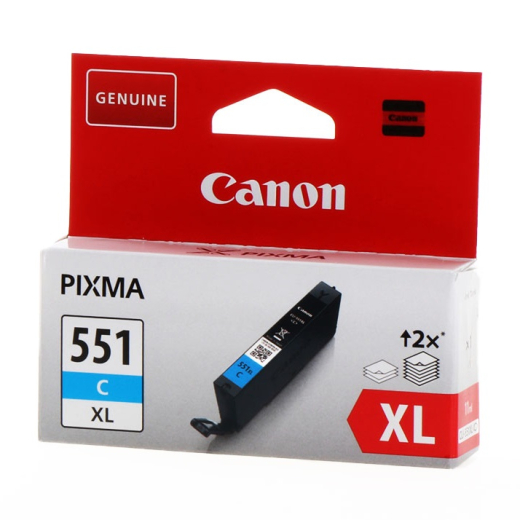 Canon CLI-551 XL Cyan bl�kpatron 11ml original